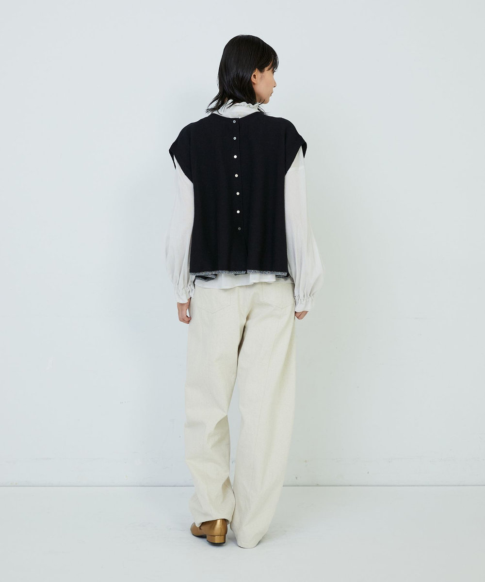 ADIEU TRISTESSE WEANERSガーターメラインベスト ブラック