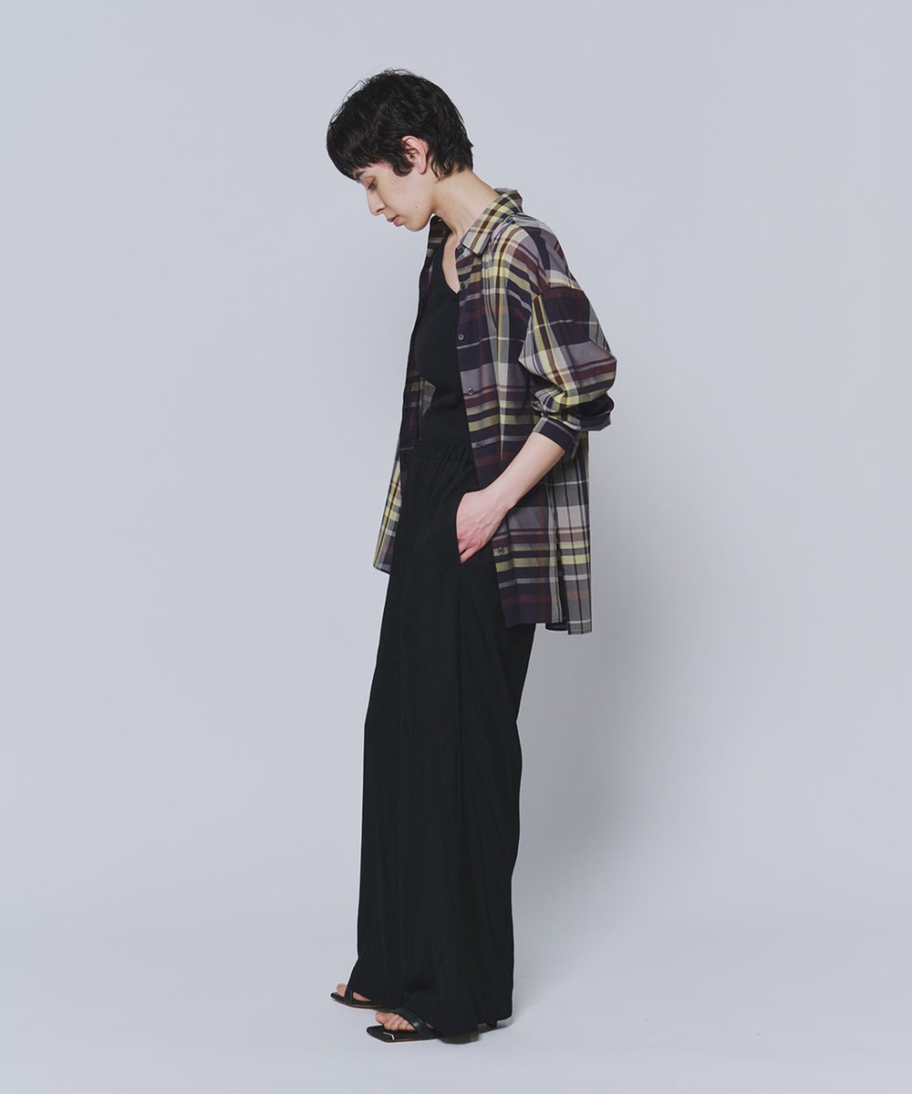1er Arrondissement シアーチェックシャツ チェック