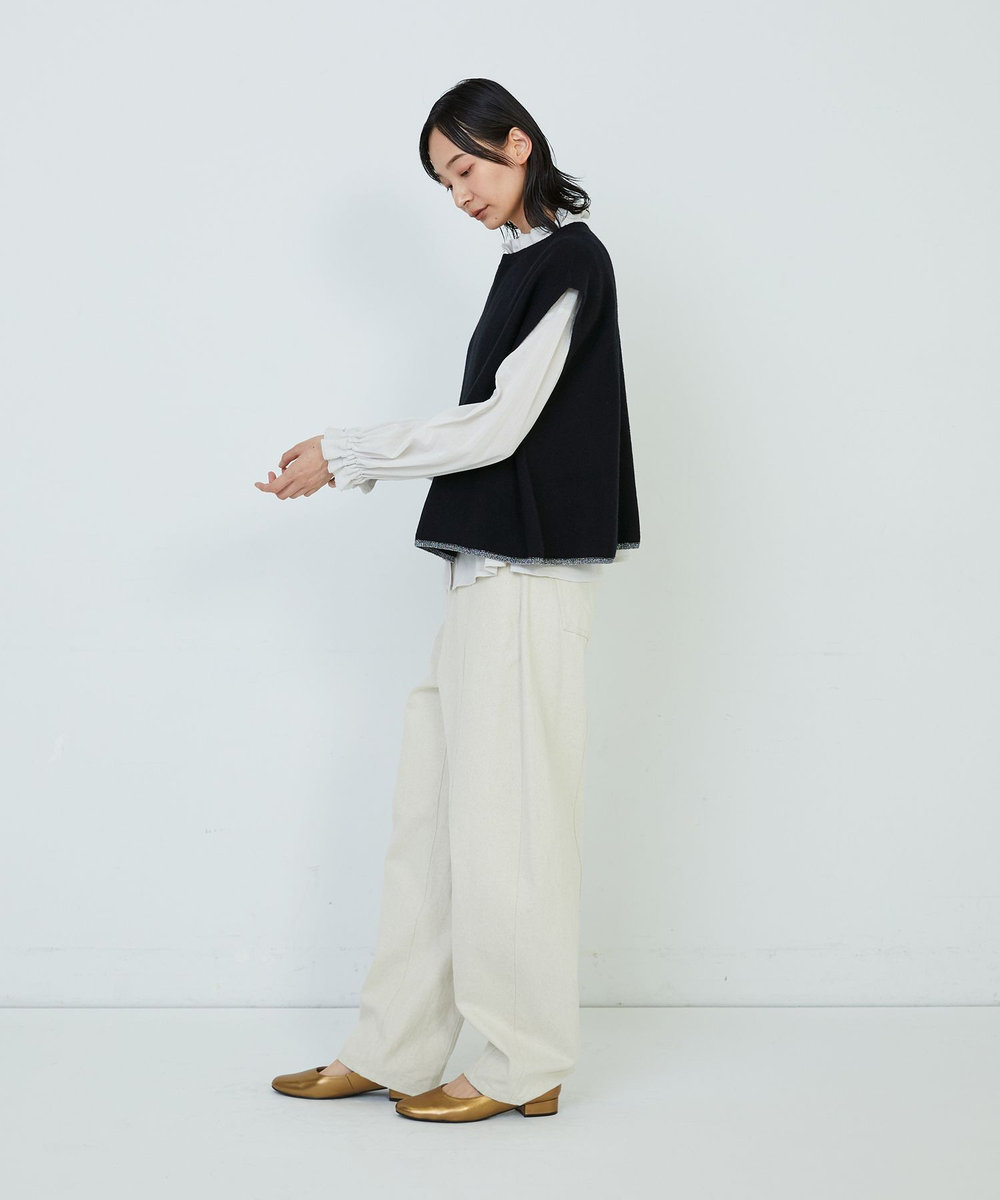 ADIEU TRISTESSE WEANERSガーターメラインベスト ブラック