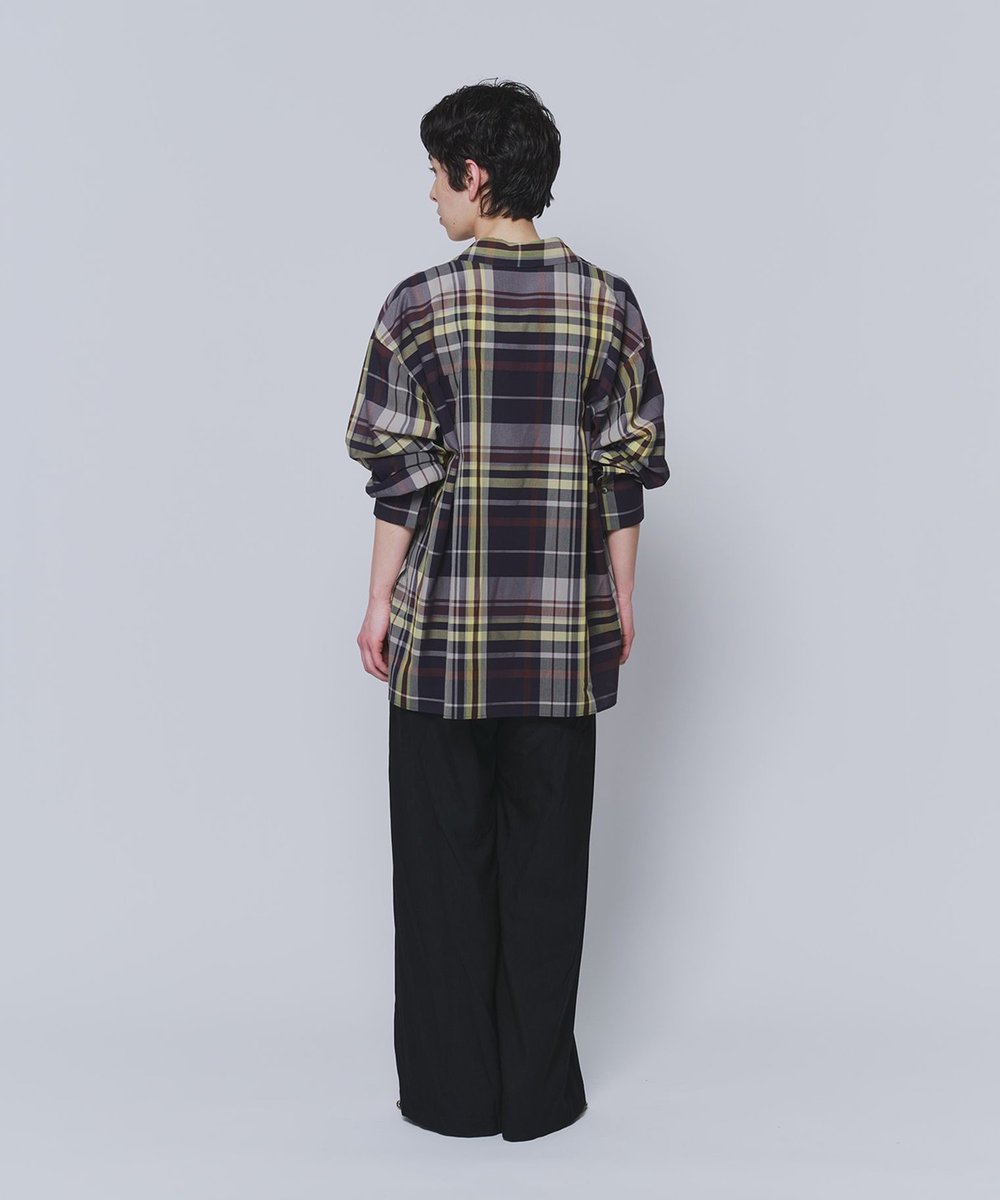 1er Arrondissement シアーチェックシャツ チェック