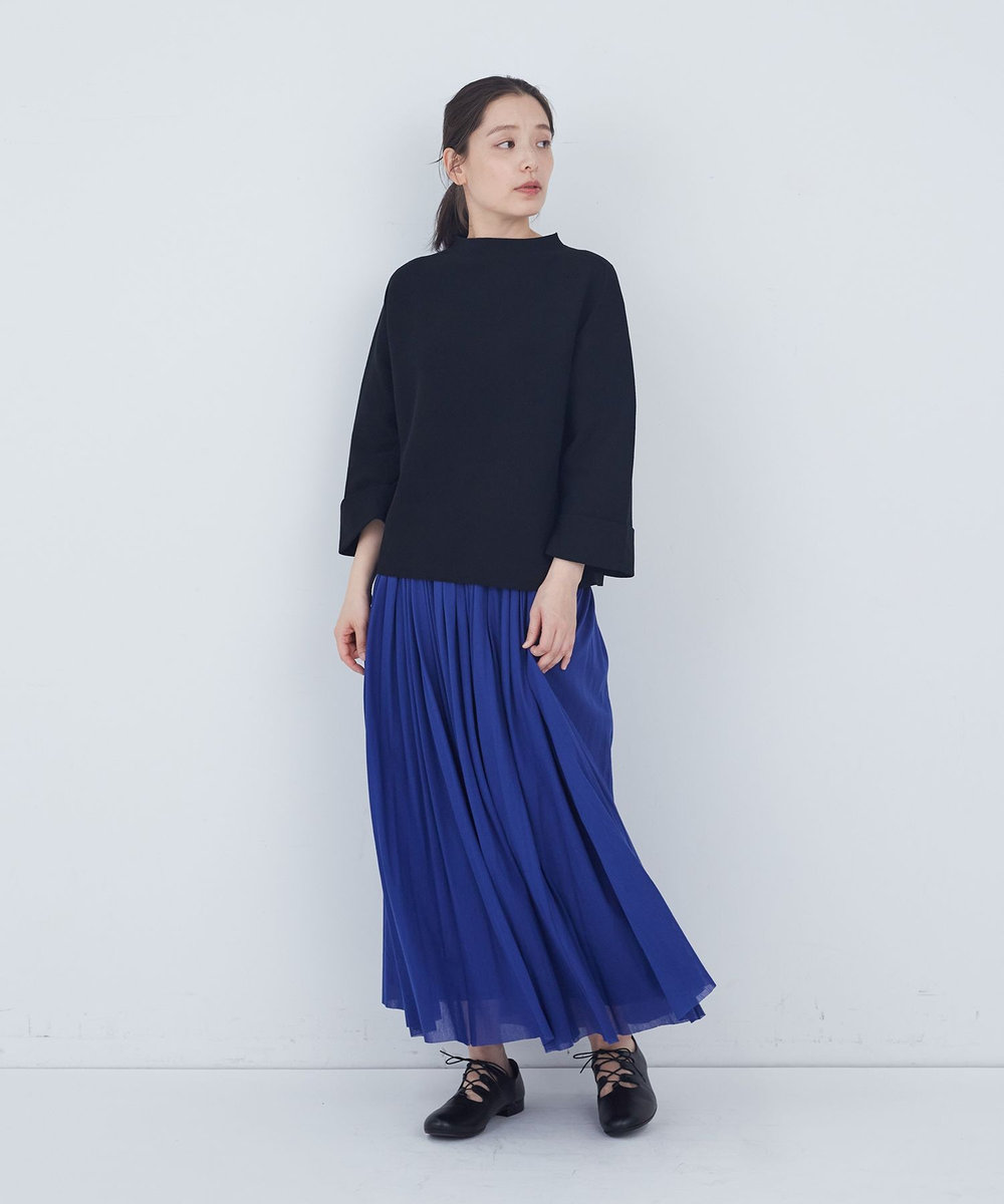 ADIEU TRISTESSE 【2way】COTTON FORTホールガーメントニットカーディガン ブラック