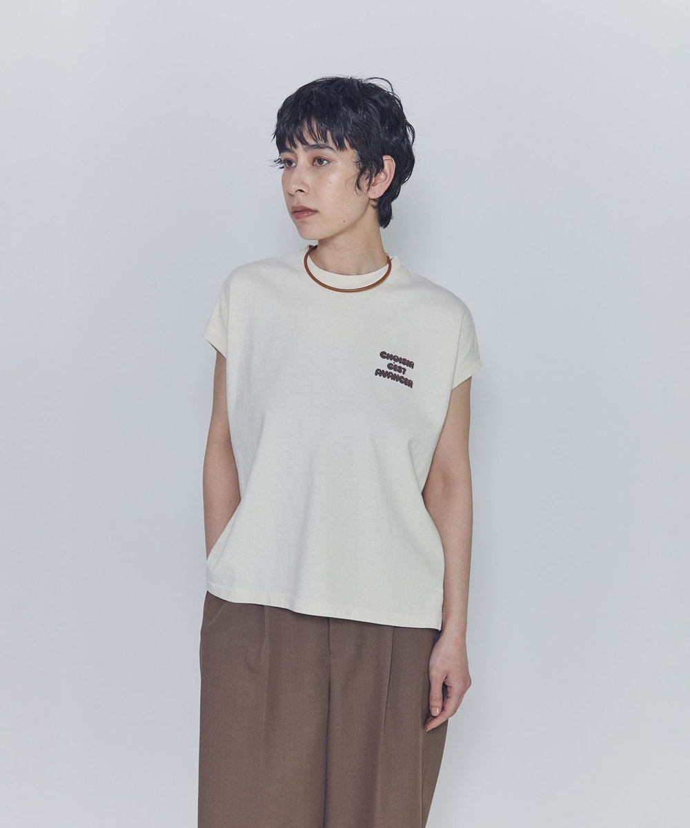 1er Arrondissement ＜Bijou R.I (ビジューアールアイ)＞レザーチョーカーネックレス キャメル