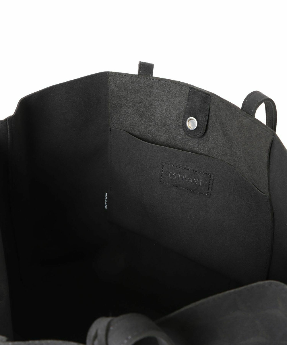 MEN'S BIGI 【Estivant/エスティバン】Tote Bag Medium / ウルトラスエード トートバッグ ミディアム ブラック