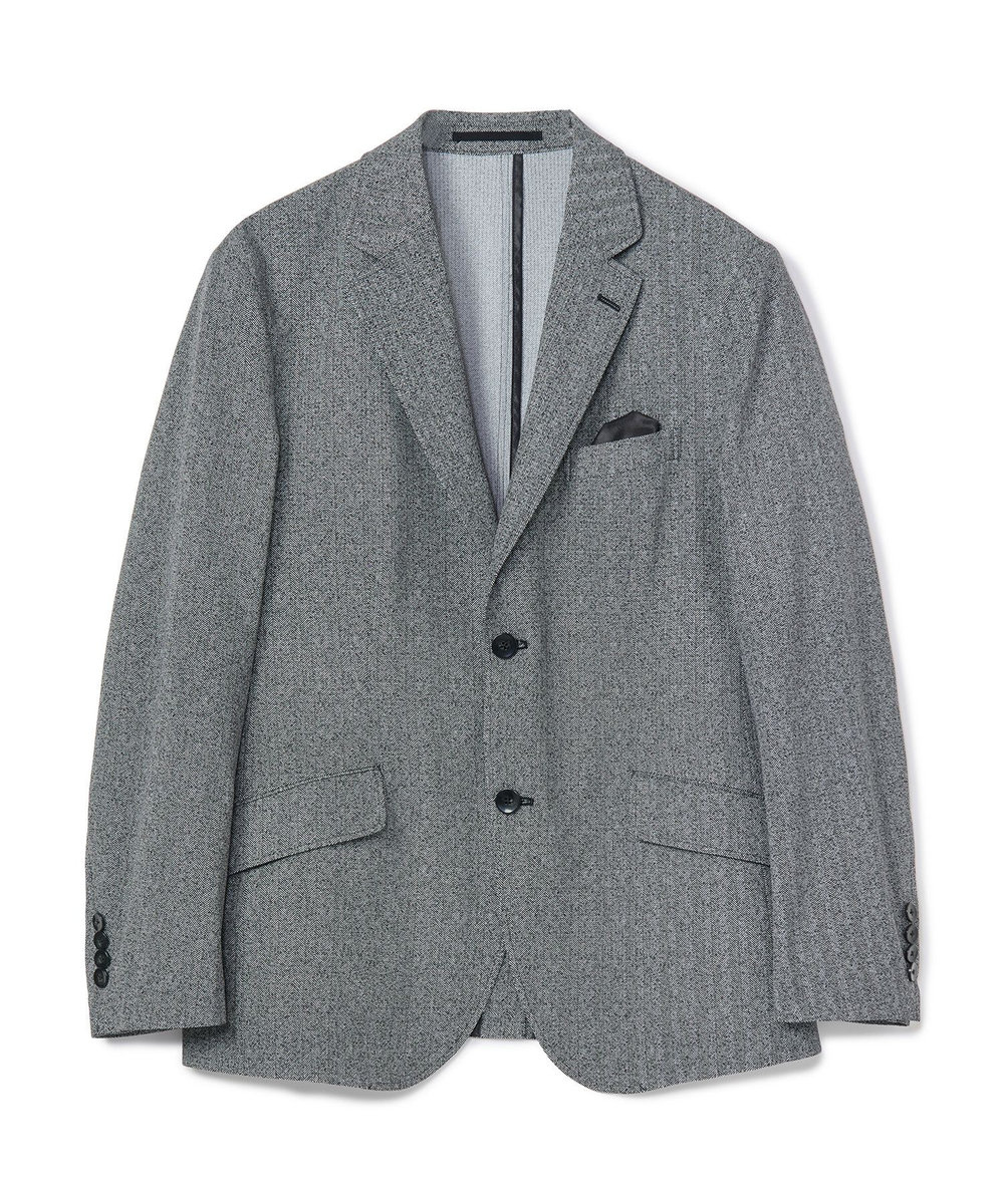 MEN'S BIGI 【ACTIVE TAILOR】Dot Air ヘリンボーン×千鳥格子/デニム柄 セットアップジャケット＜通気性/吸水速乾/ストレッチ＞ ブラック系その他