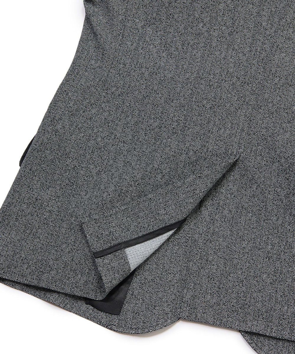 MEN'S BIGI 【ACTIVE TAILOR】Dot Air ヘリンボーン×千鳥格子/デニム柄 セットアップジャケット＜通気性/吸水速乾/ストレッチ＞ ブラック系その他