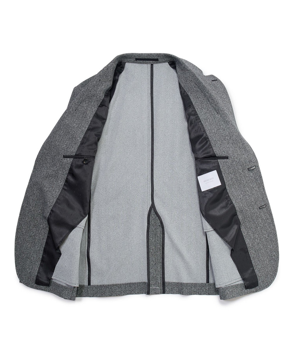 MEN'S BIGI 【ACTIVE TAILOR】Dot Air ヘリンボーン×千鳥格子/デニム柄 セットアップジャケット＜通気性/吸水速乾/ストレッチ＞ ブラック系その他