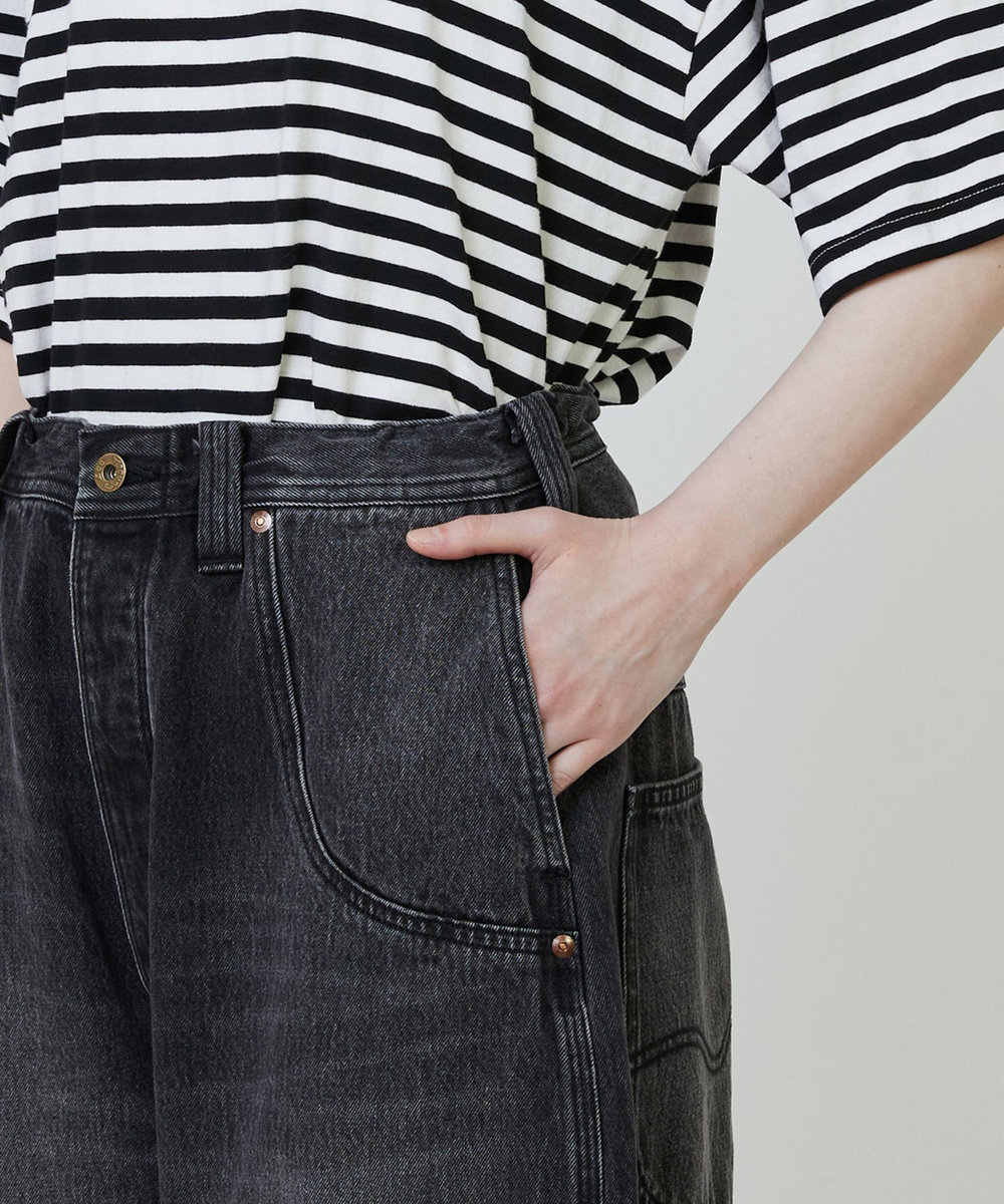 FRAPBOIS Lee×FRAPBOIS COW BOY PANTS ブラック