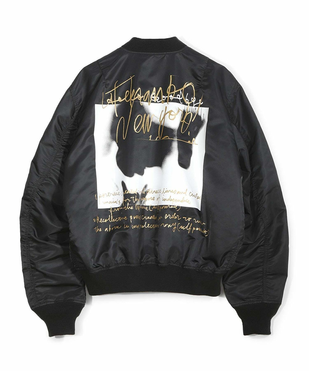 MEN'S BIGI 【TODAY edition x VALLEY APPAREL】グラフィックプリントL-2Bブルゾン ブラック