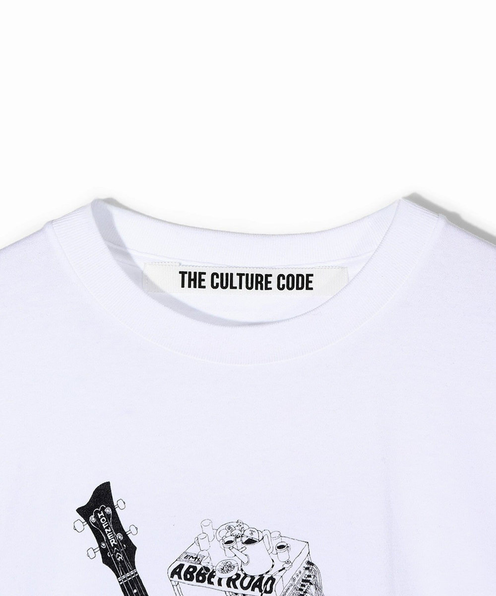 MEN'S BIGI 【THE CULTURE CODE x Klaus Voormann x MEN'S BIGI 】 別注プリントTシャツ＜Abbey Road＞ ホワイト