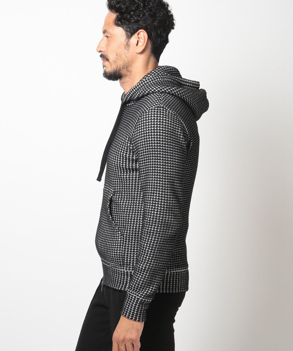 MEN'S BIGI 【Seagreen/シーグリーン】ビッグワッフルパーカ ブラック