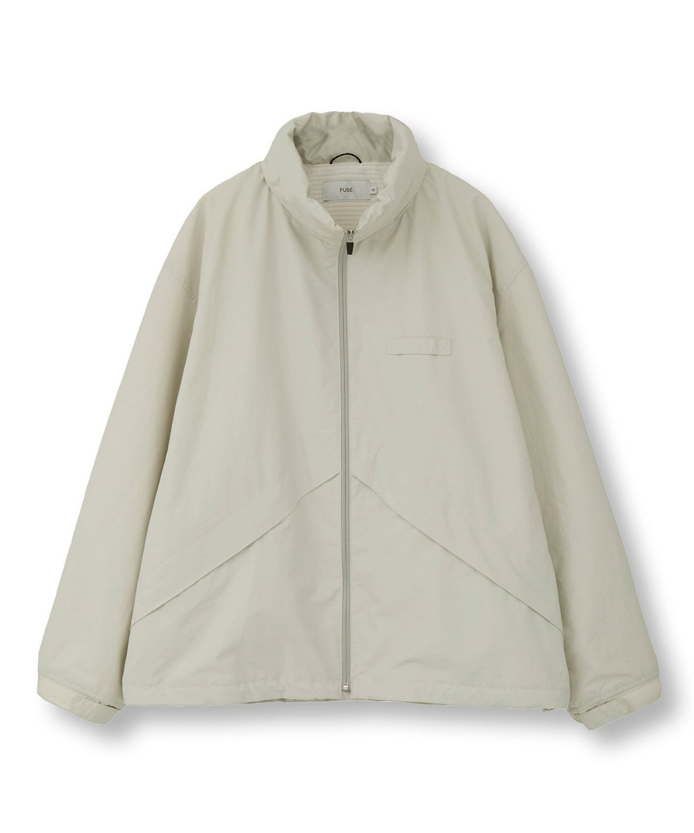 MEN'S BIGI リップストップ スタンドカラーブルゾン ベージュ