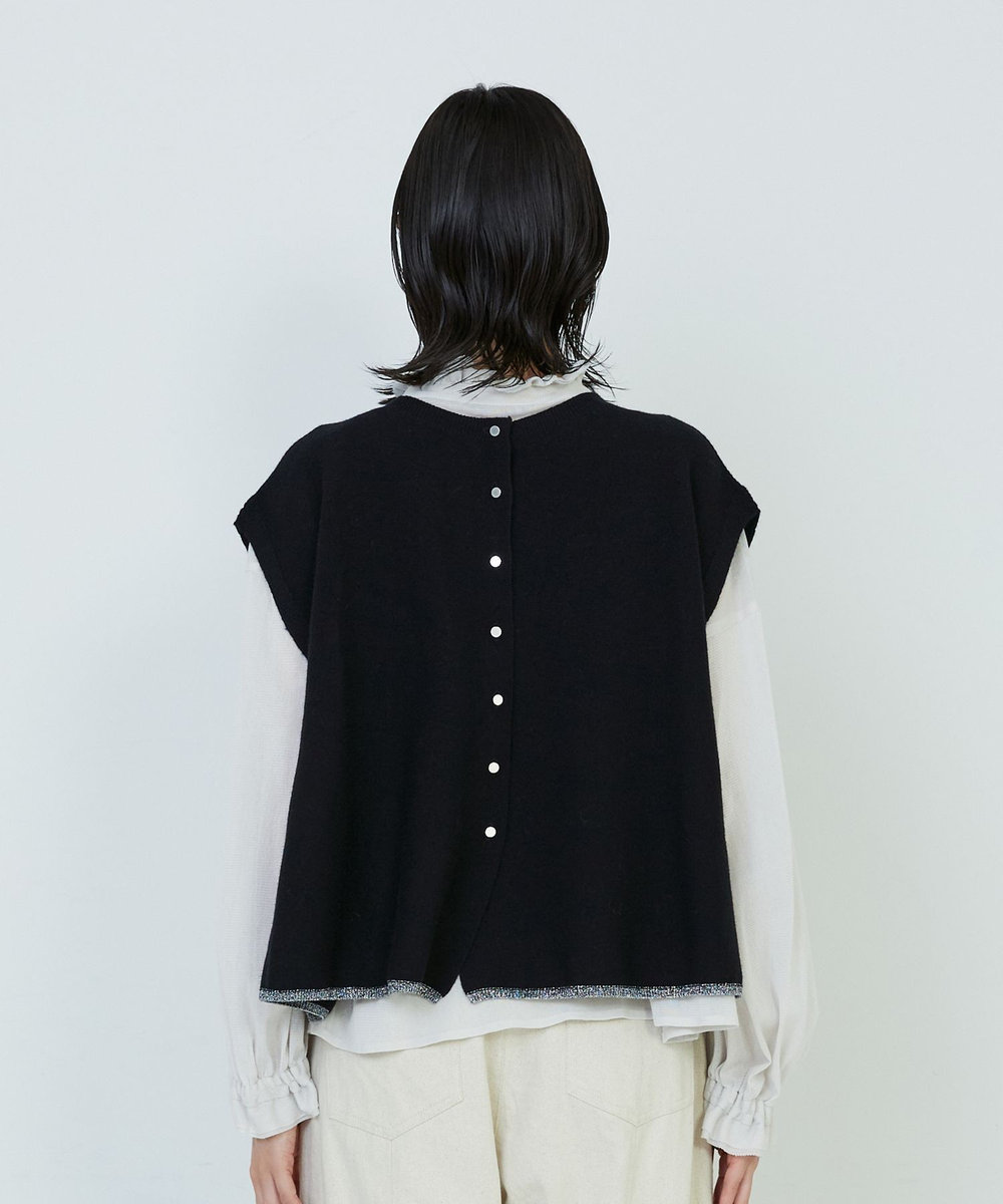 ADIEU TRISTESSE WEANERSガーターメラインベスト ブラック