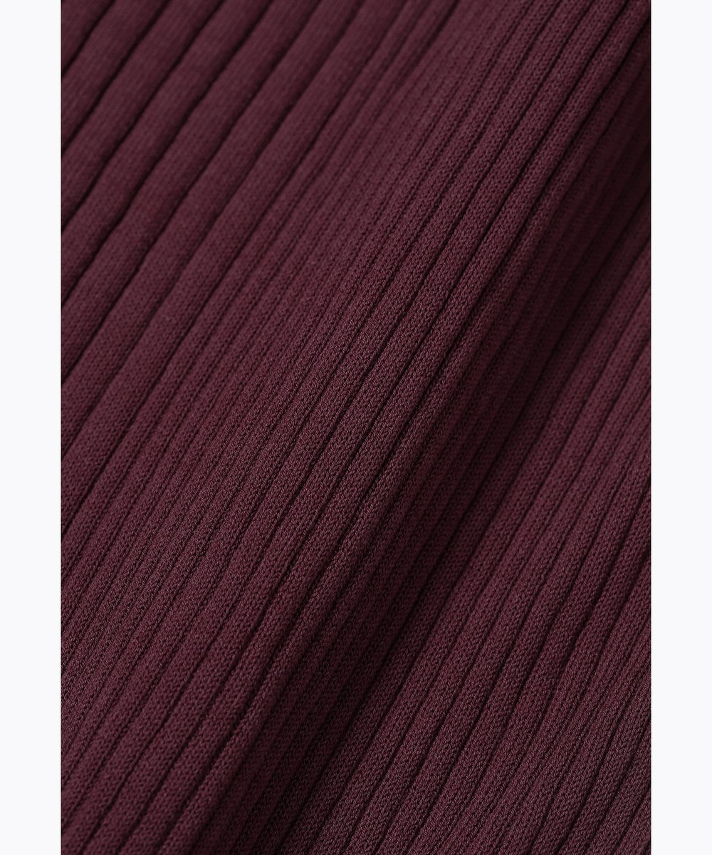 DÉPAREILLÉ COTTON RIB NO SLEEVE / コットンリブノースリーブ ボルドー