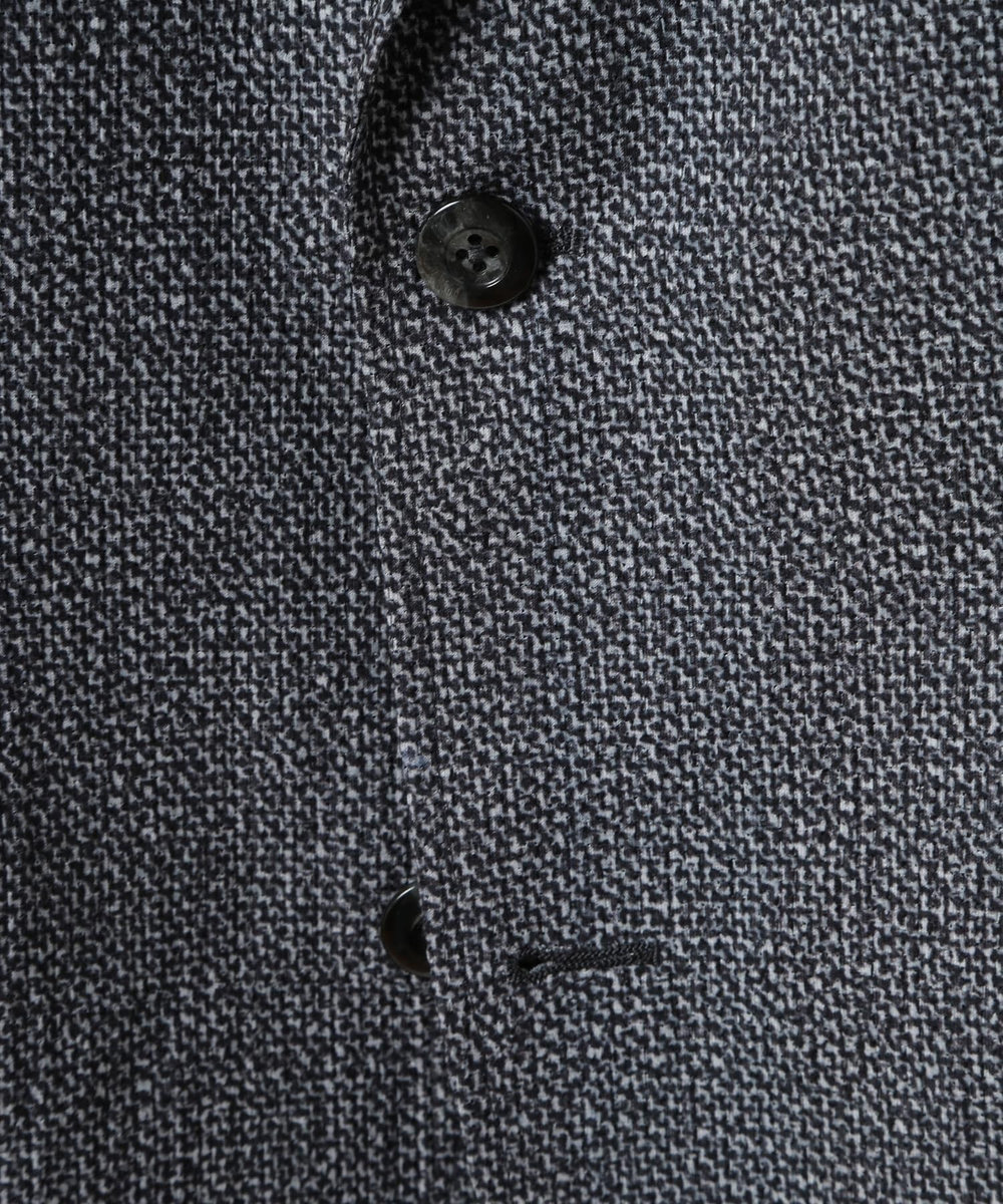 MEN'S BIGI 3Dサッカープリントストレッチジャケット＜EASY CARE＞ ネイビー