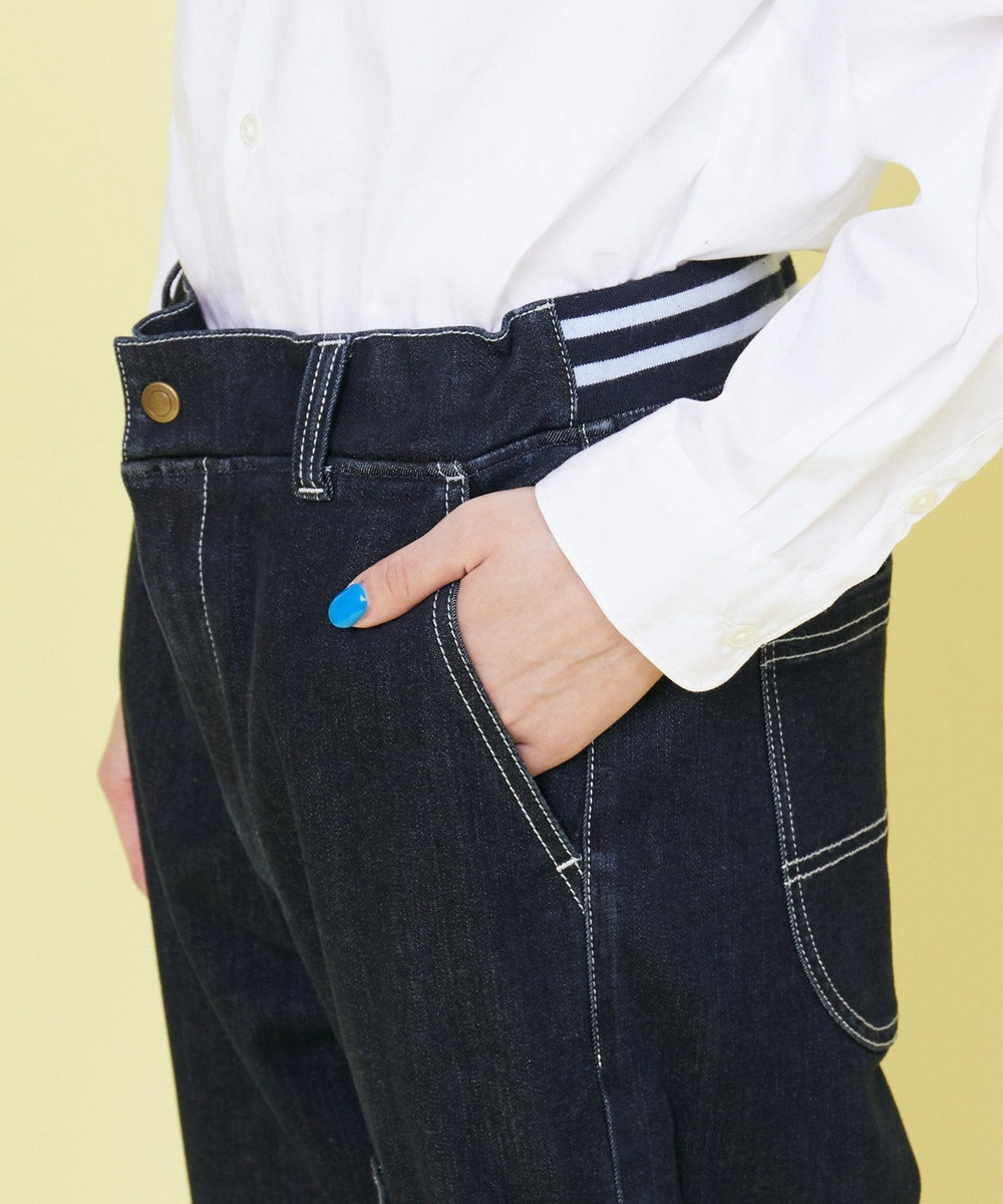 FRAPBOIS ムーブデニム パンツ ネイビー
