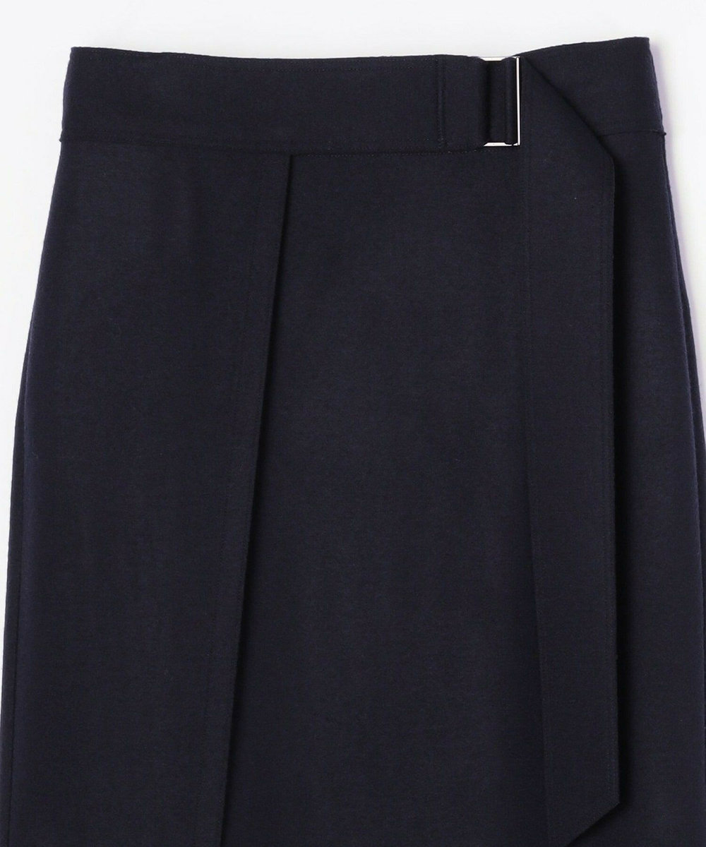 MOGA Lサイズ（大きいサイズ） 【大きいサイズ】スタイリスト戸野塚かおるコラボ　ベルテッドタイトスカート ネイビー