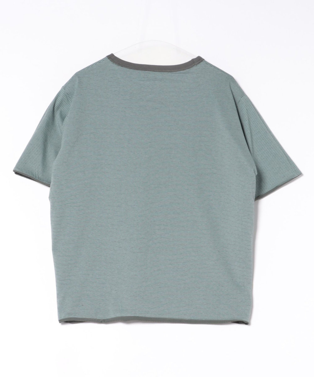 UNION STATION リバーシブルTシャツ カーキ