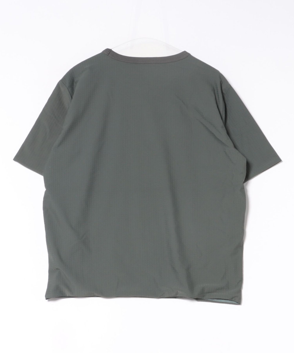 UNION STATION リバーシブルTシャツ カーキ