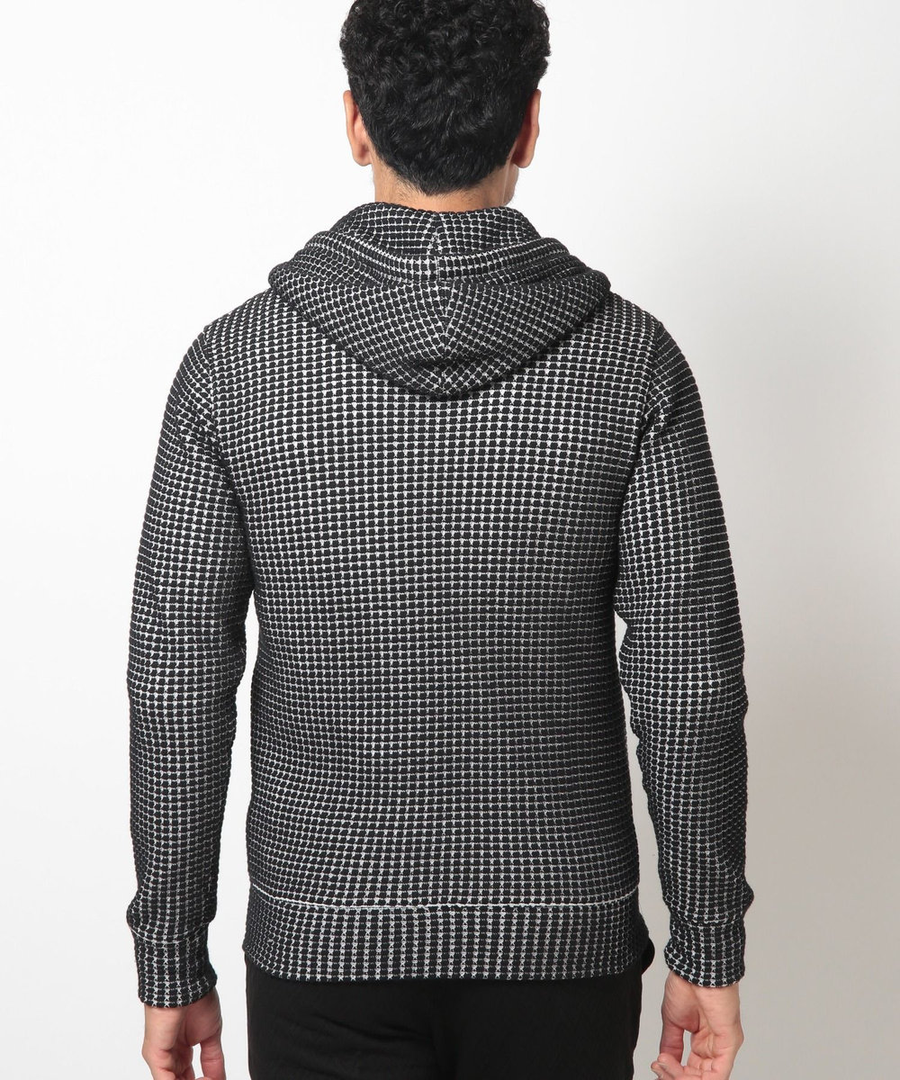 MEN'S BIGI 【Seagreen/シーグリーン】ビッグワッフルパーカ ブラック
