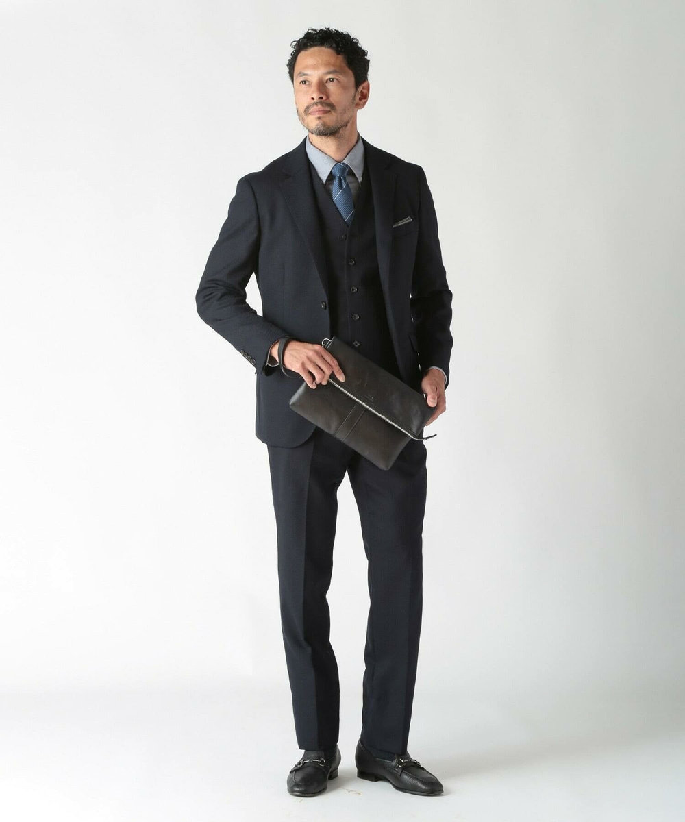 MEN'S BIGI 【SEEKER/シーカー】2wayクラッチ&ショルダーバッグ ブラック