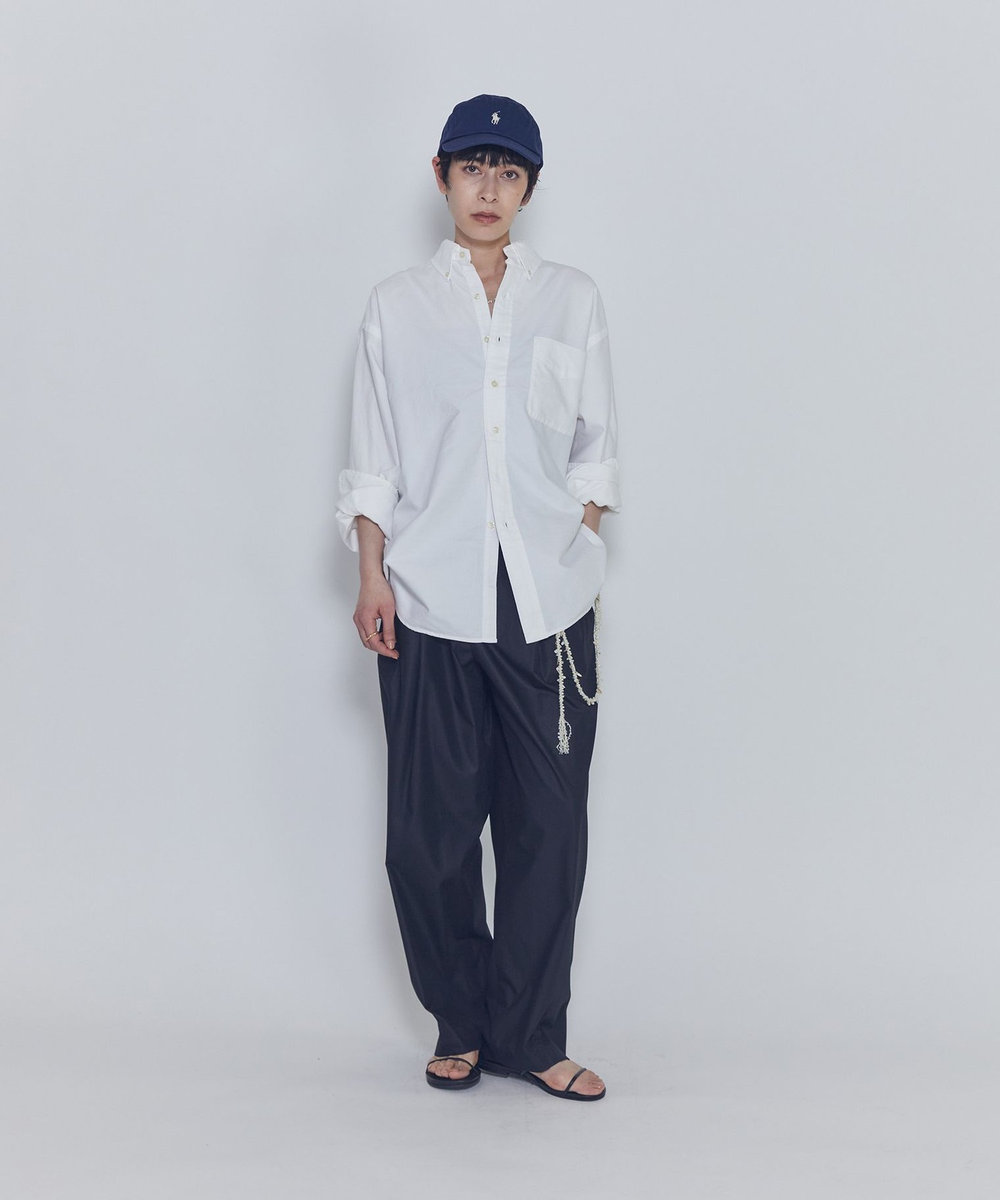 1er Arrondissement ＜POLO RALPH LAUREN（ポロ ラルフ ローレン）＞ビッグフィットボタンダウンシャツ ホワイト