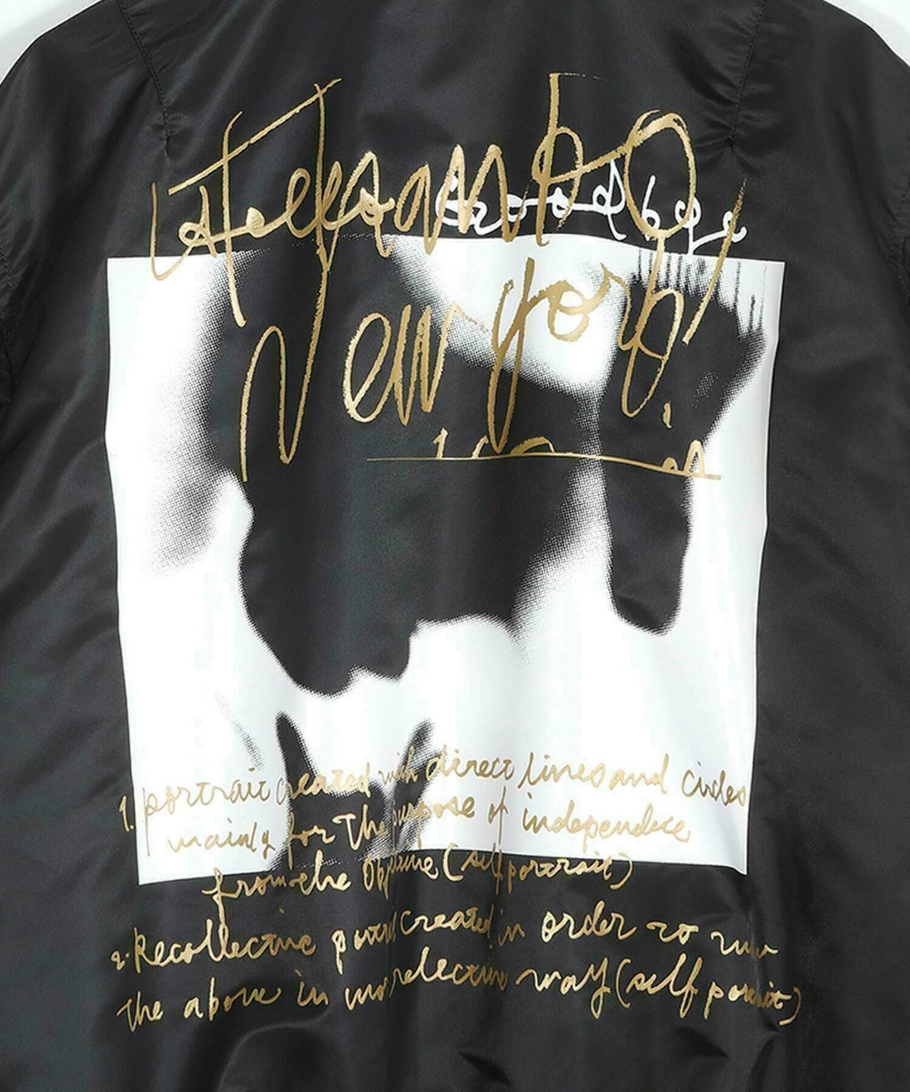 MEN'S BIGI 【TODAY edition x VALLEY APPAREL】グラフィックプリントL-2Bブルゾン ブラック
