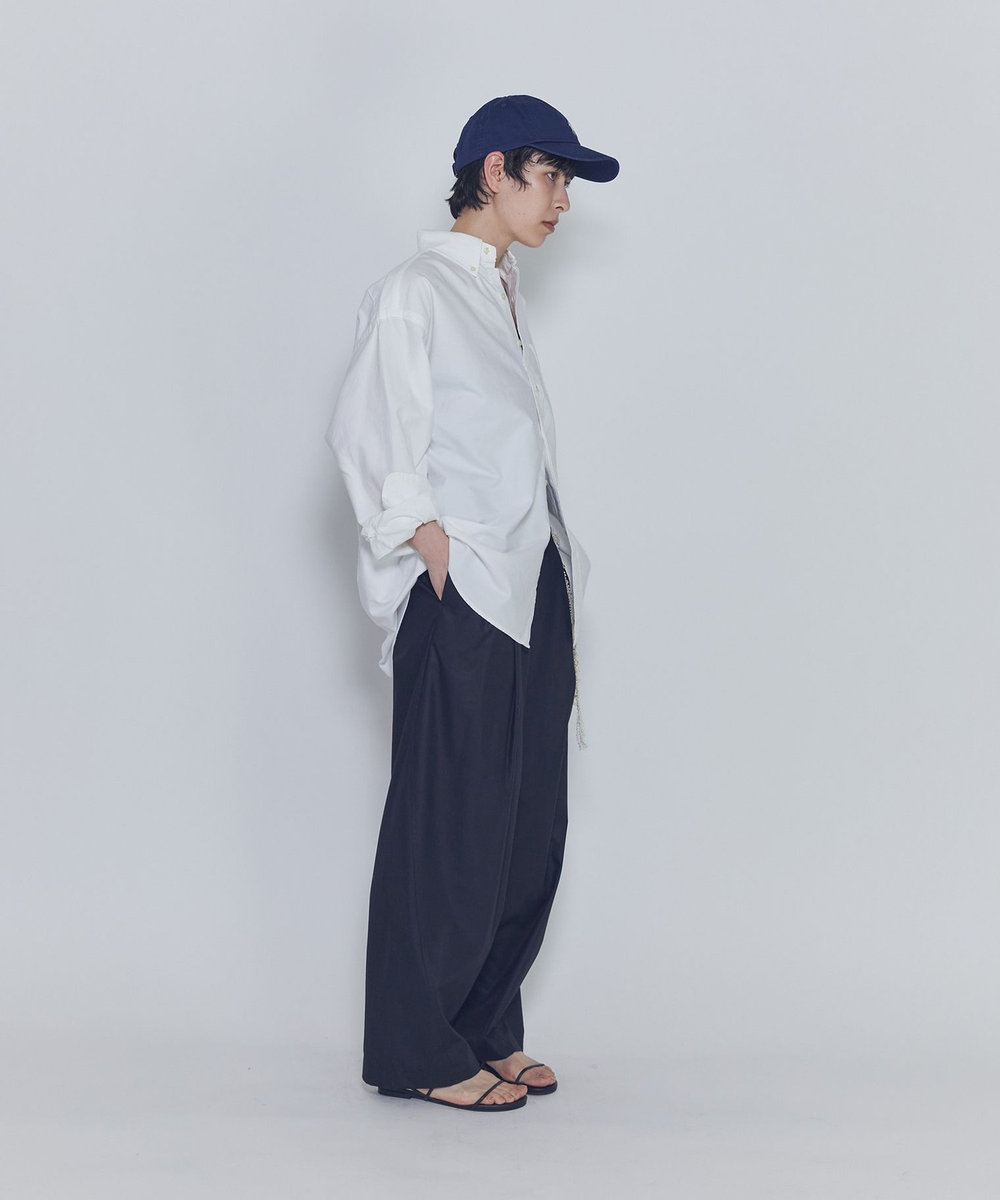 1er Arrondissement ＜POLO RALPH LAUREN（ポロ ラルフ ローレン）＞ビッグフィットボタンダウンシャツ ホワイト