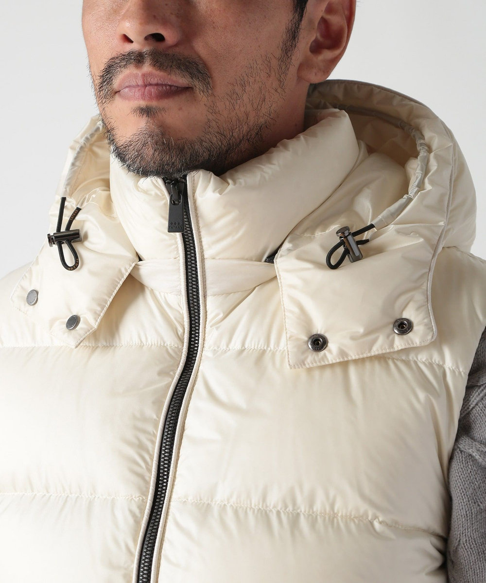 MEN'S BIGI 【TATRAS/タトラス】ダウンベスト POSEIDONE オフホワイト