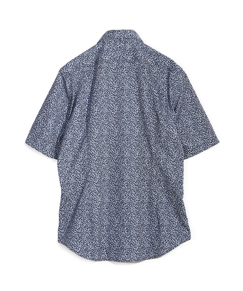 MEN'S BIGI 【ACTIVE TAILOR】 コットンドレスハーフスリーブシャツ ネイビー