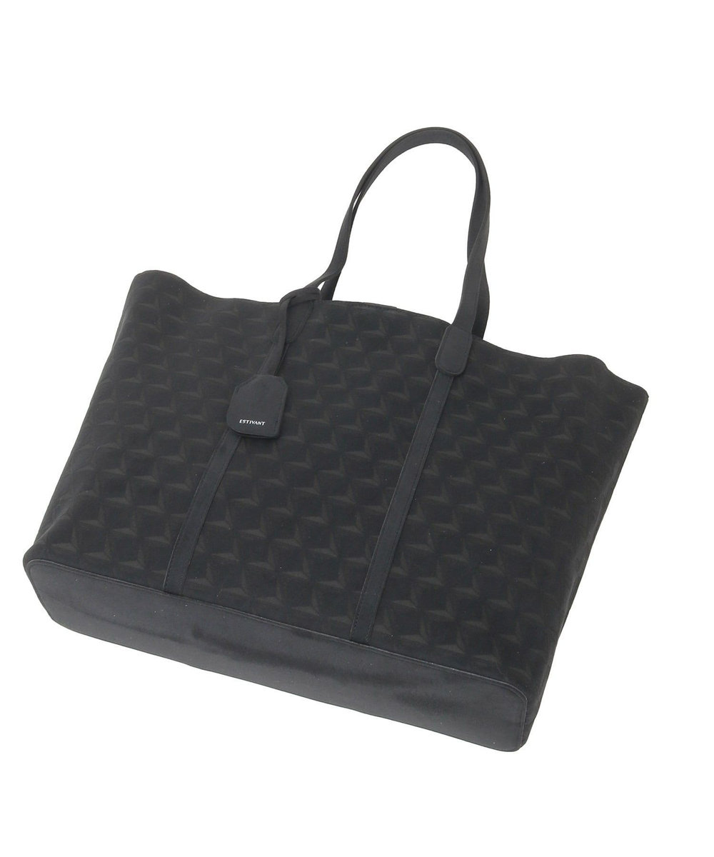 MEN'S BIGI 【Estivant/エスティバン】Tote Bag Medium / ウルトラスエード トートバッグ ミディアム ブラック