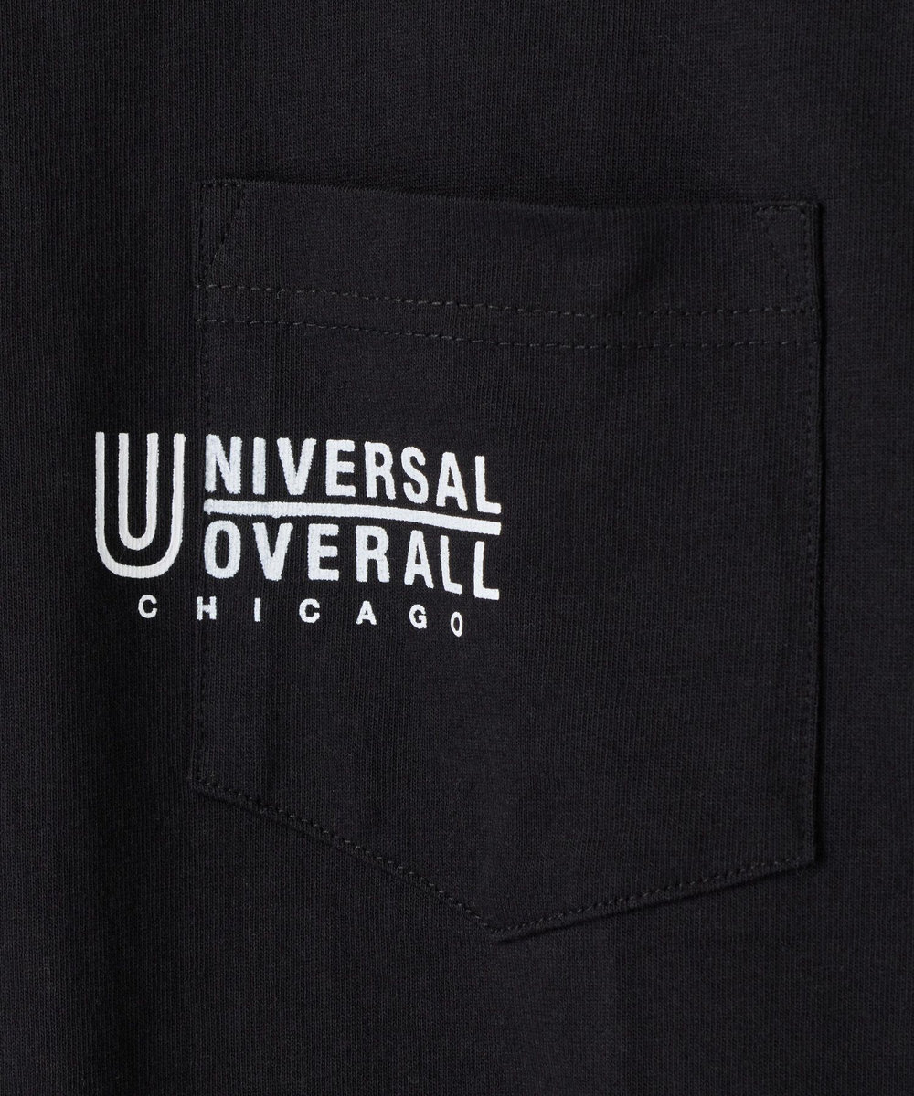 UNION STATION UNIVERSAL OVERALL別注T ブラック