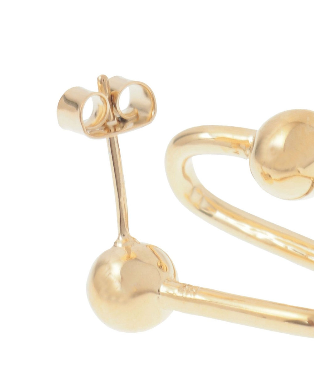 1er Arrondissement 【WEB限定】＜PHILIPPE AUDIBERT (フィリップオーディベール)＞"Asha"ピアス ゴールド