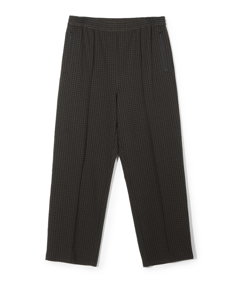 MEN'S BIGI 【50th Anniv . 中田 慎介】 SUEDE LIKE/HOUND’S TOOTH TRACK PANTS ブラウン