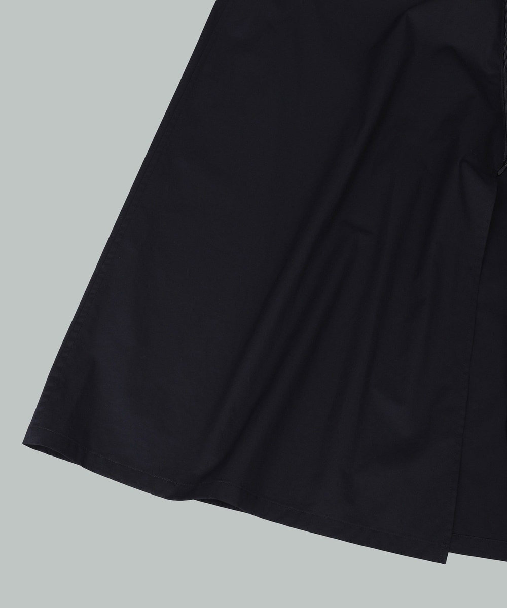 endalence Rコットンロングシャツドレス ネイビー