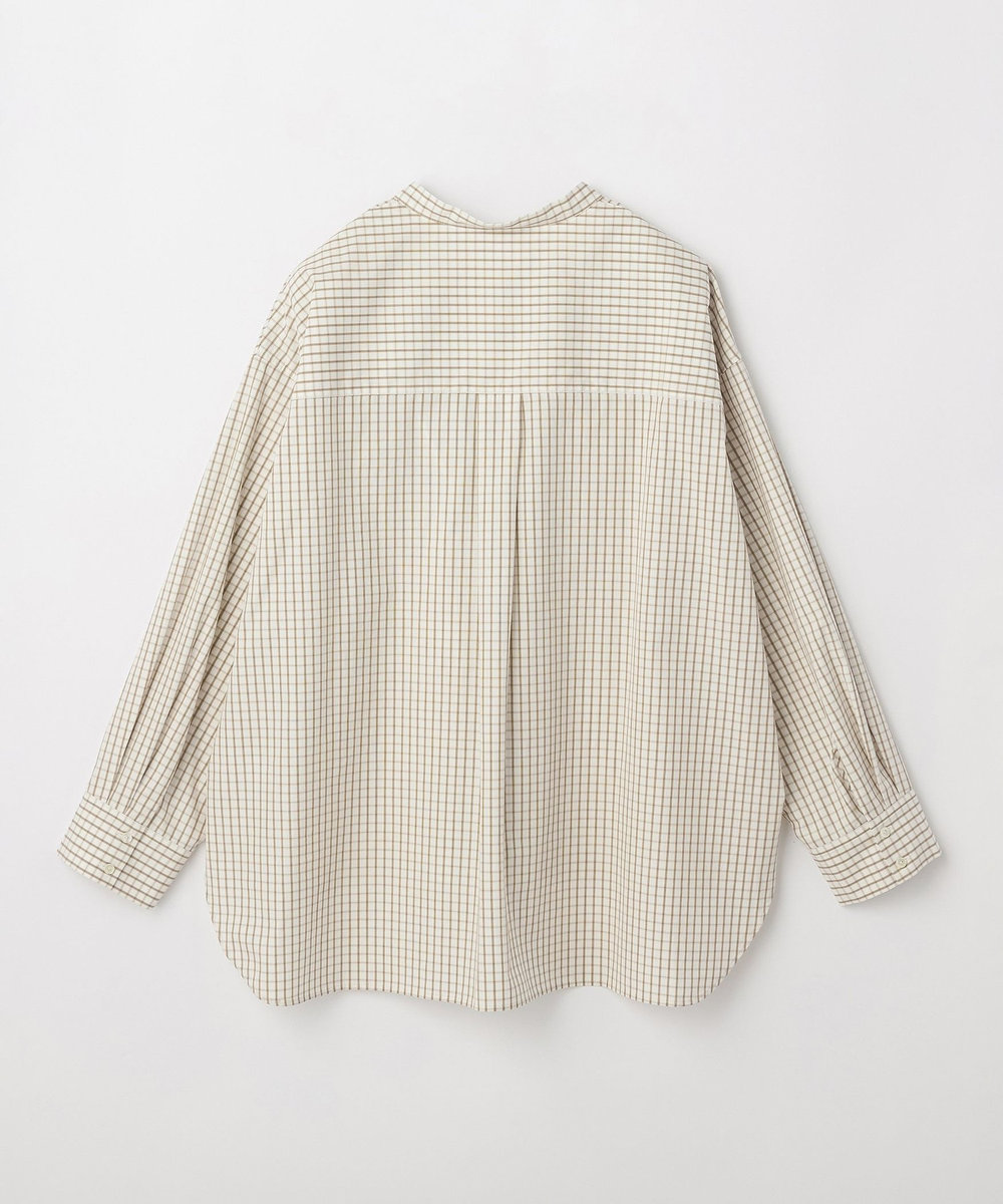 feerique Lサイズ（大きいサイズ） 【大きいサイズ】feerique タイプライターフリルシャツ チェック