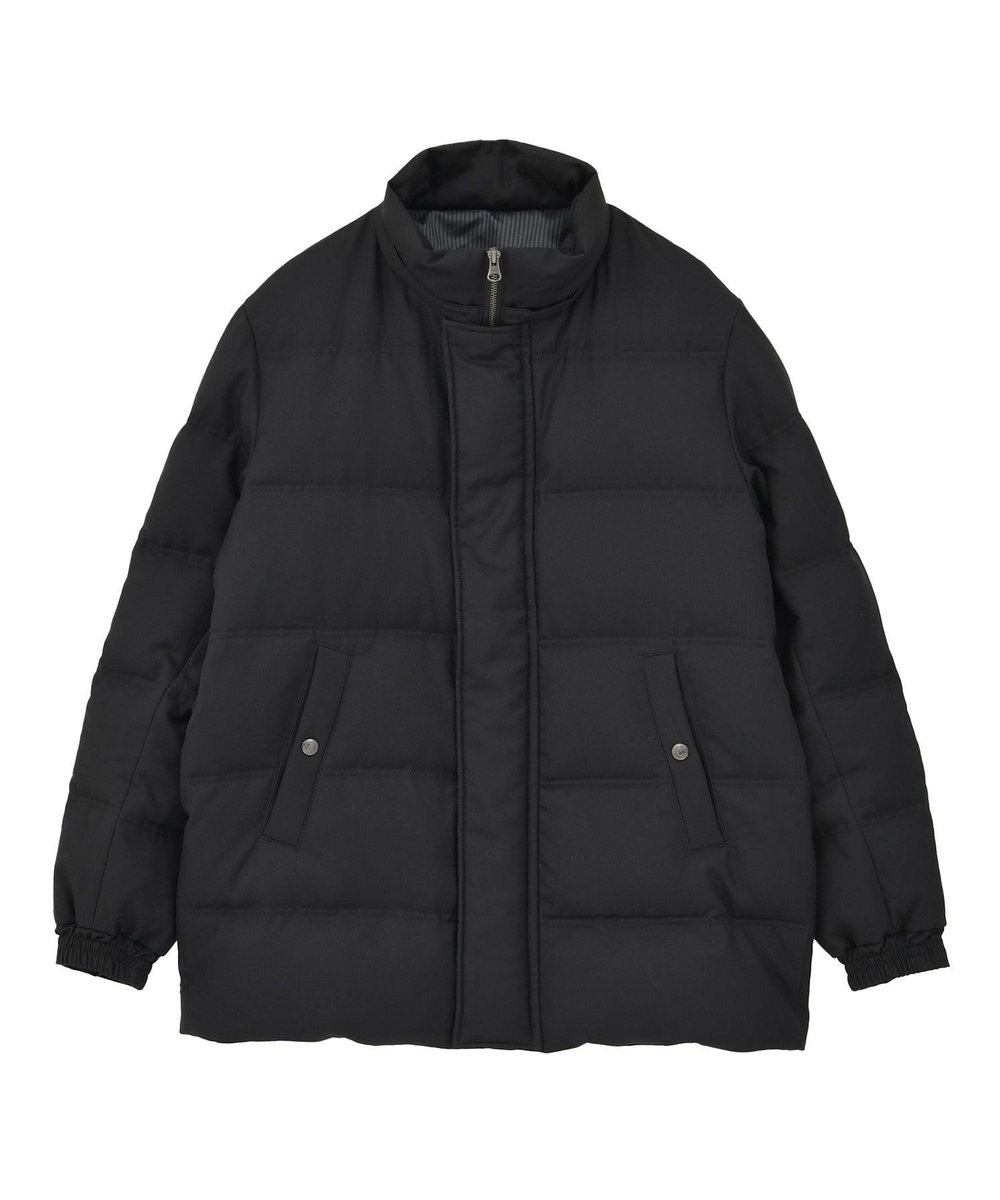 MEN'S BIGI TRシャンブレー ダウンジャケット＜撥水加工＞ ブラック