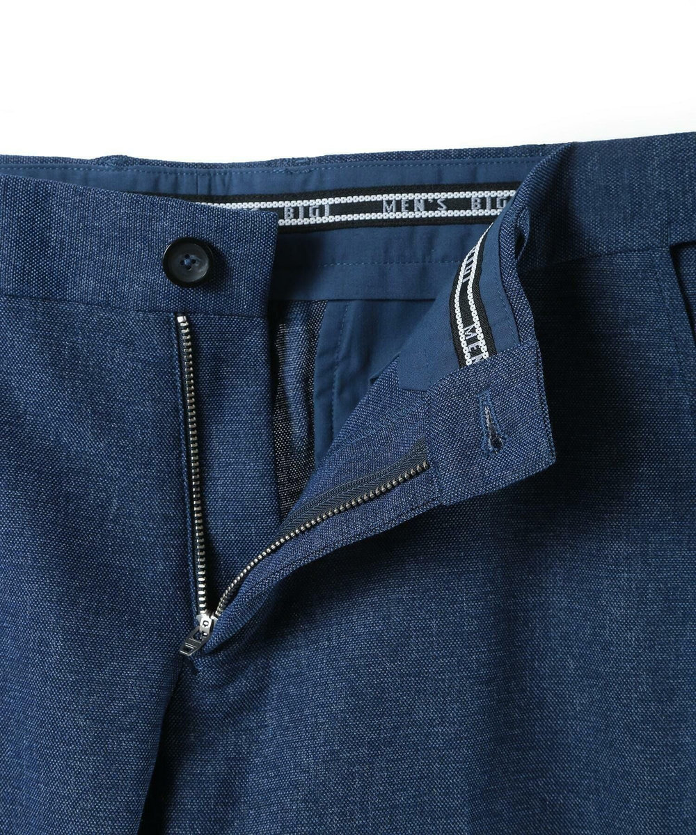 MEN'S BIGI 【ACTIVE TAILOR/アクティブテイラー】カラミメッシュストレッチパンツ ブルー