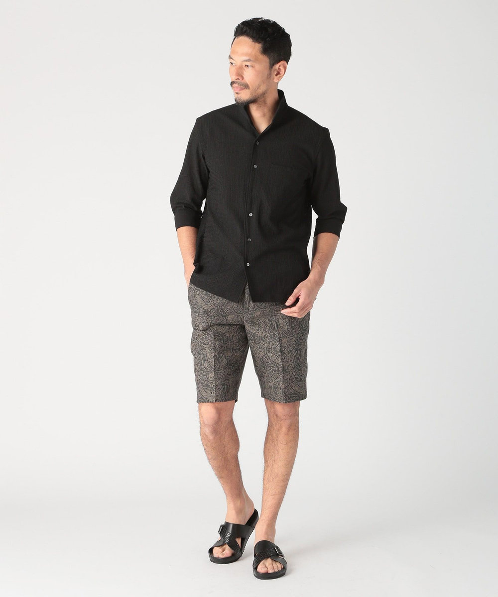 MEN'S BIGI ジャガードハーフパンツ カーキ