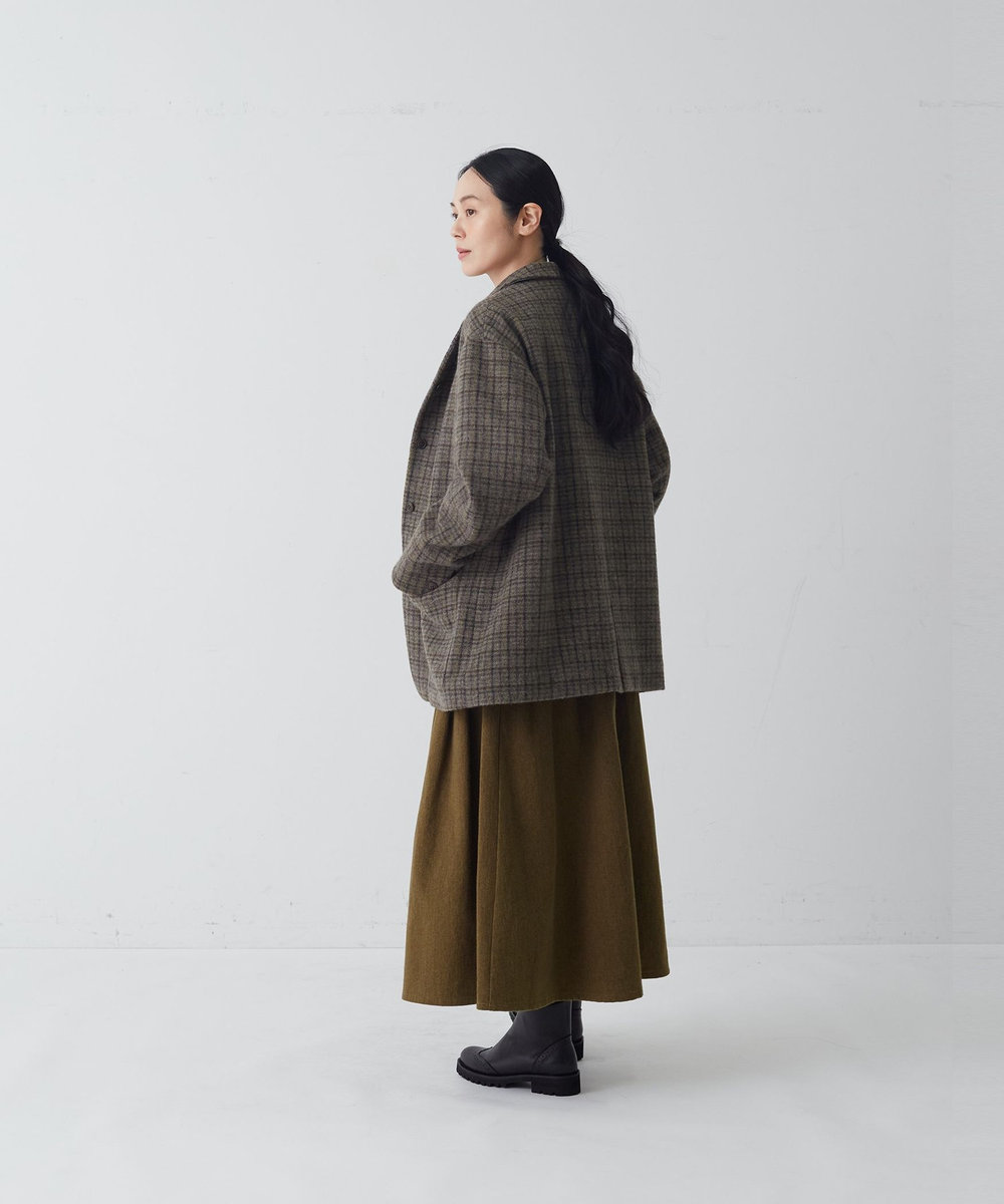congés payés ADIEU TRISTESSE ウールシャギージャケット ブラウン系その他