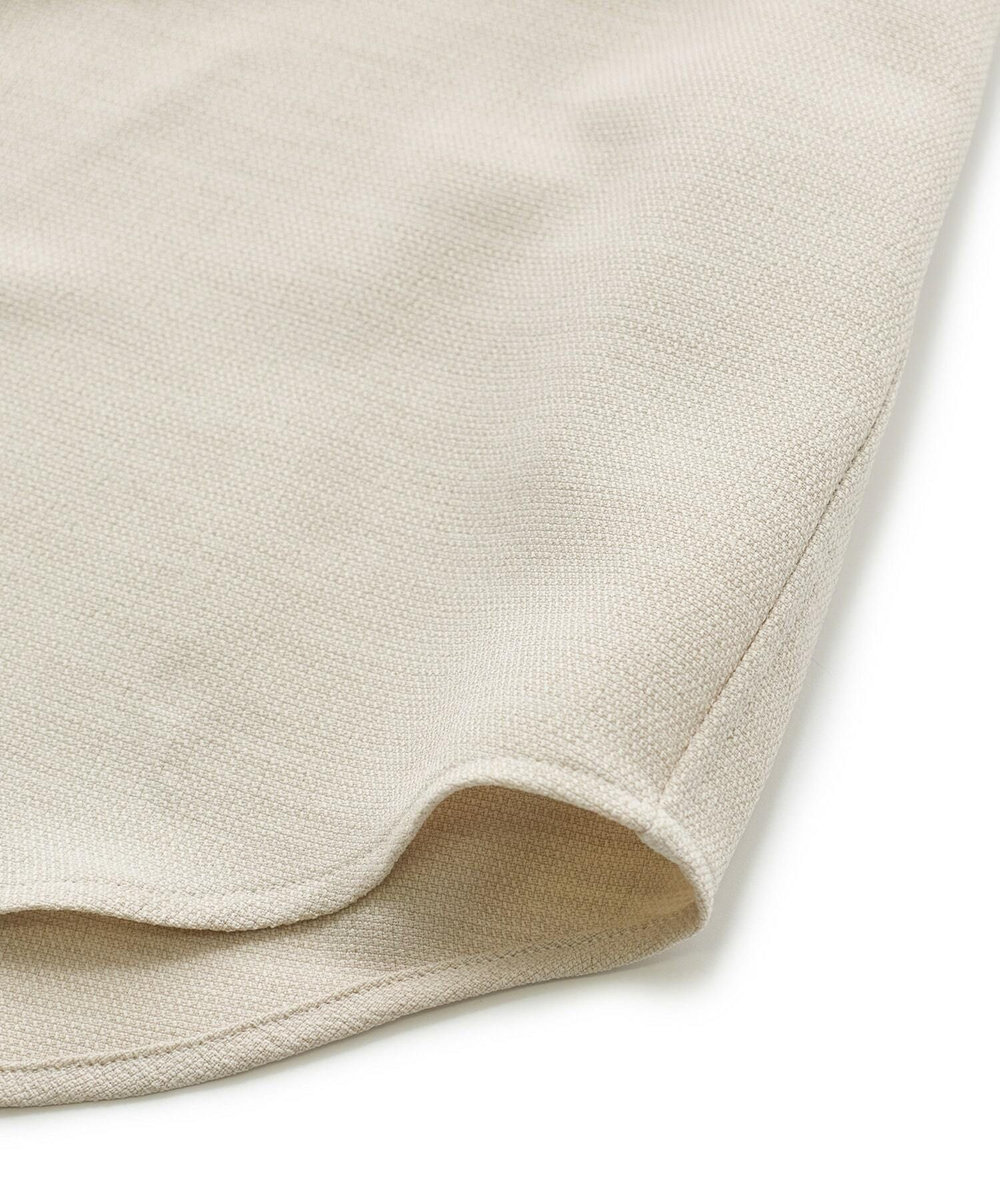MEN'S BIGI 	ブッチャー七分袖シャツ＜ストレッチ/イージーケア/吸汗性/通気性＞ ベージュ