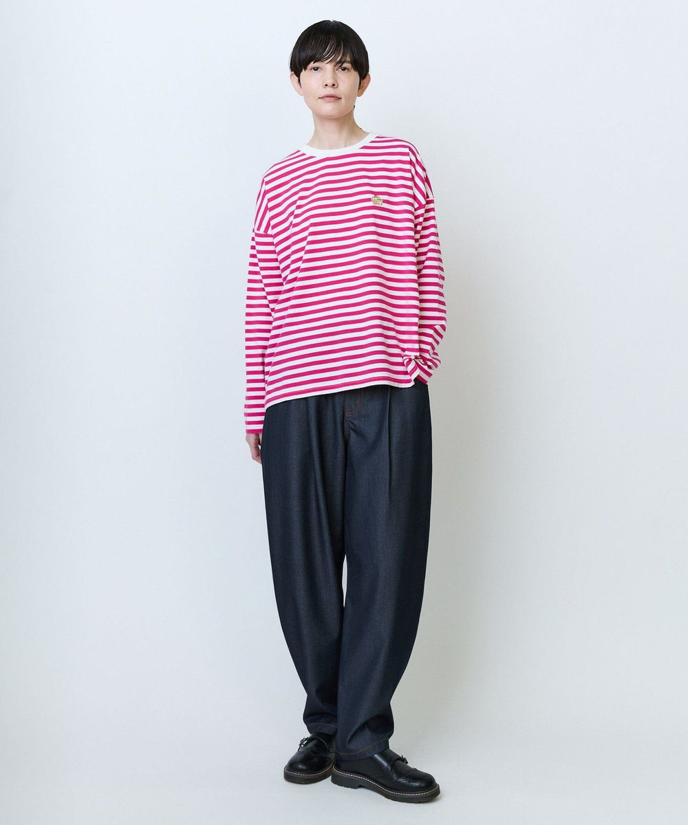 FRAPBOIS パークボーダーL/S Tシャツ2 ピンク