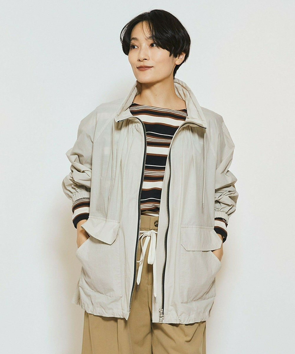 feerique feerique 綿ナイロンクロスマウンテンパーカー ベージュ