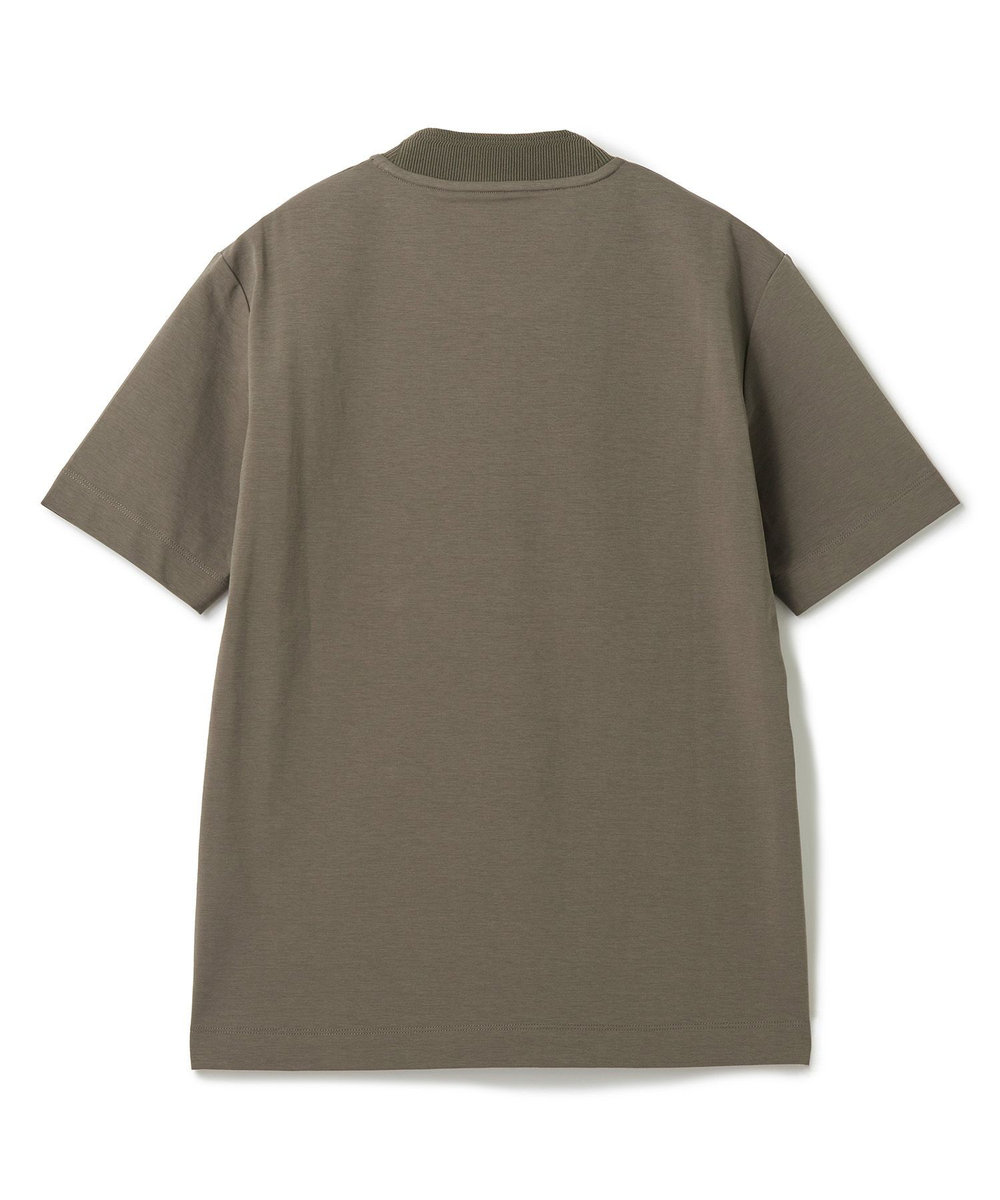MEN'S BIGI 【ACTIVE TAILOR/アクティブテイラー】シルケットスムースクルーネックTシャツ＜接触冷感 / UVカット＞ ブラウン