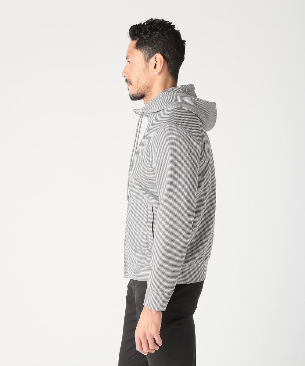 MEN'S BIGI カラミストレッチフードパーカー ホワイト系その他
