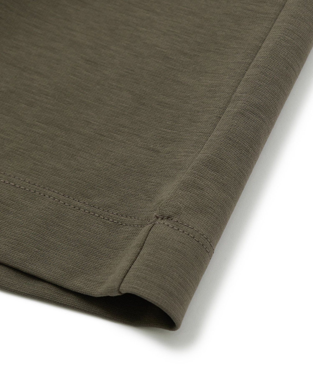 MEN'S BIGI 【ACTIVE TAILOR/アクティブテイラー】シルケットスムースクルーネックTシャツ＜接触冷感 / UVカット＞ ブラウン