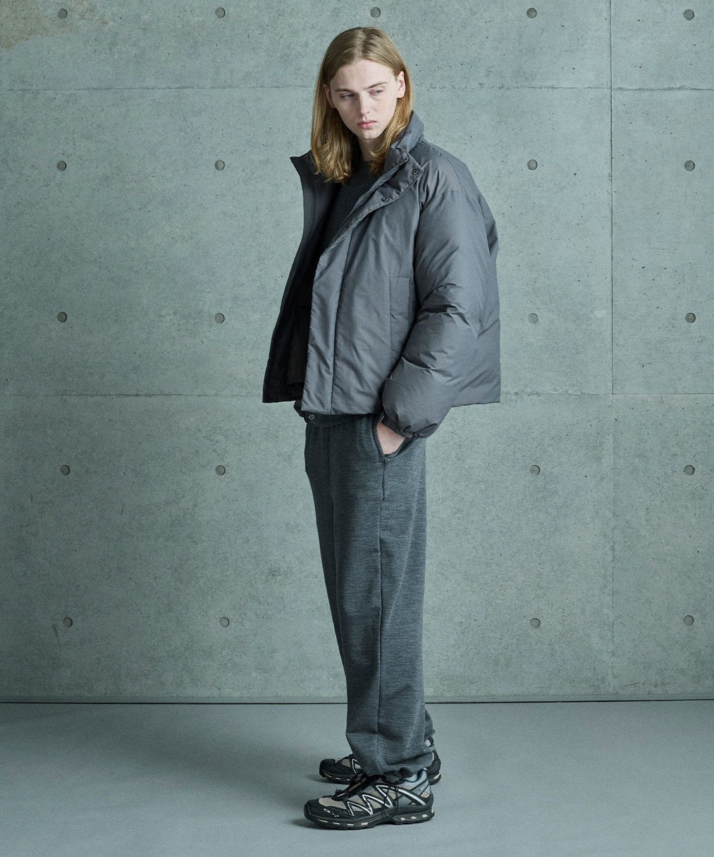 MEN'S BIGI ボクシーワイド パデットブルゾン グレー
