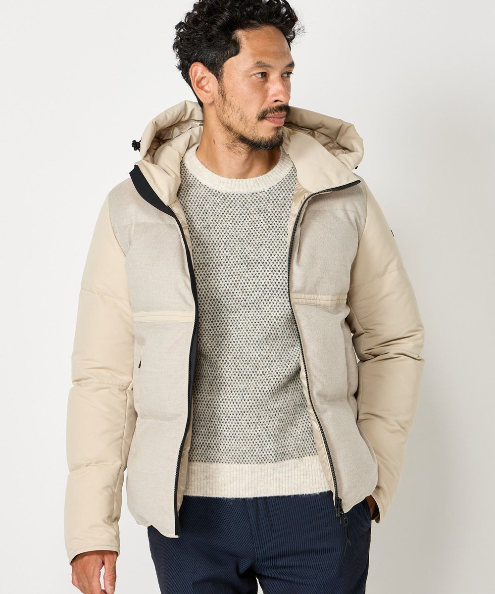 MEN'S BIGI 【DUNO/デュノ】ダウンブルゾン ベージュ