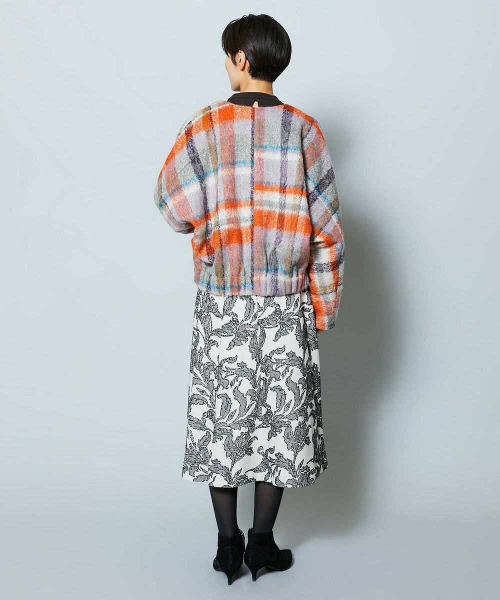 MOGA Collection MOGA Collection カラフルシャギーブルゾン オレンジ