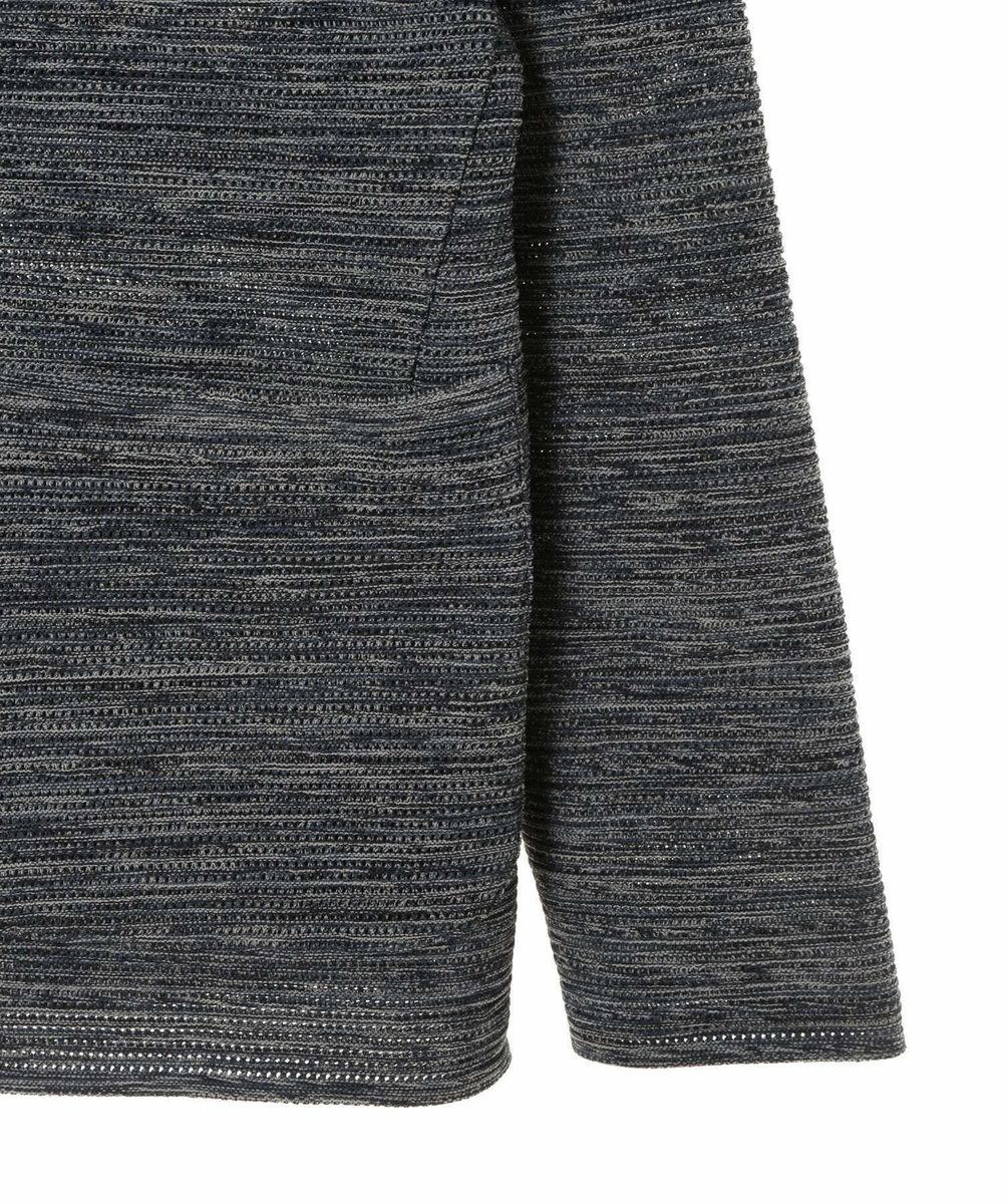 MEN'S BIGI 3色撚りニットジャケット ネイビー