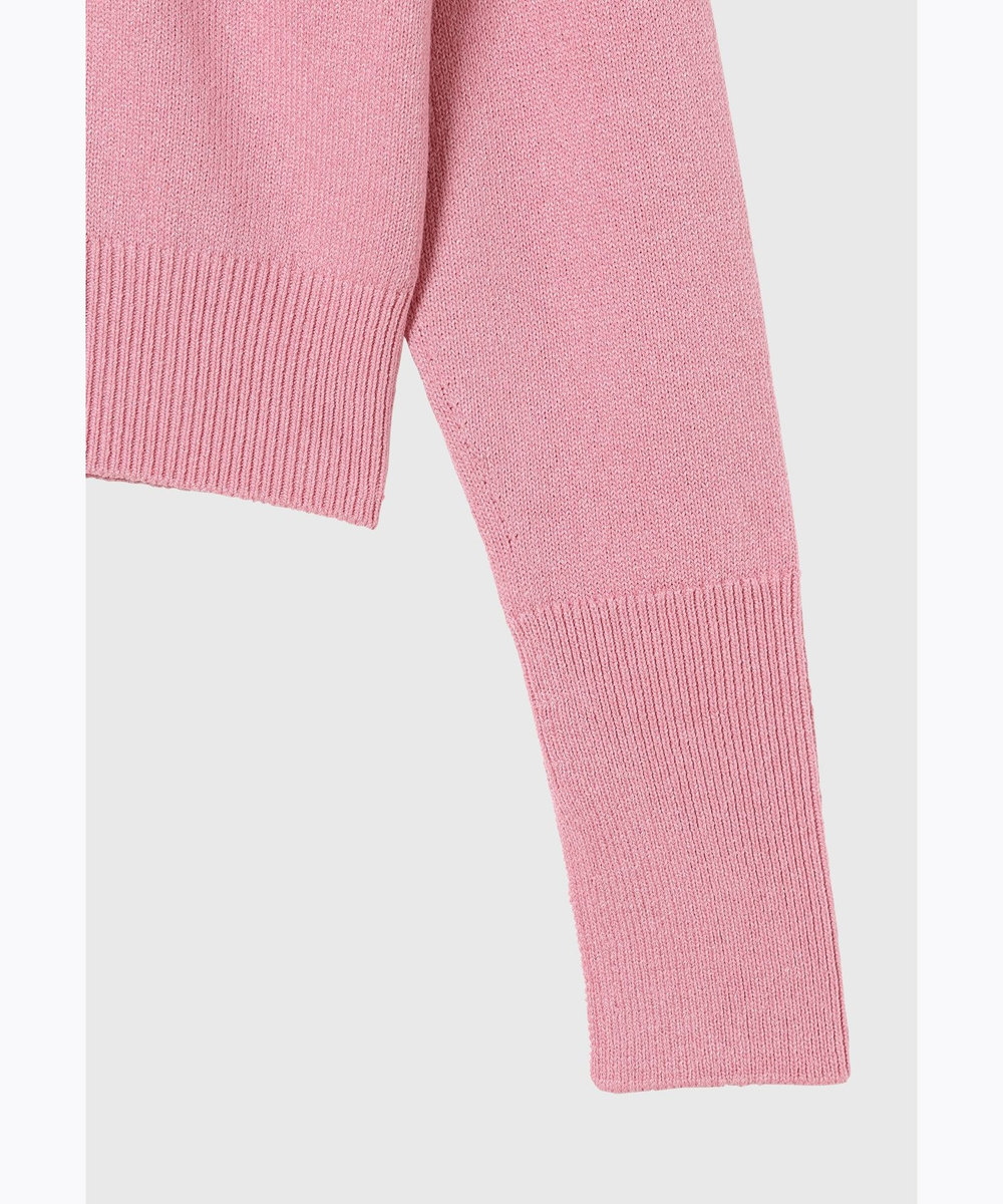 DÉPAREILLÉ VISCOSE LAME CARDIGAN / ヴィスコースラメカーディガン ピンク